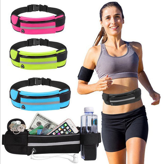 Fitness Waist Bag With Pocket Slim