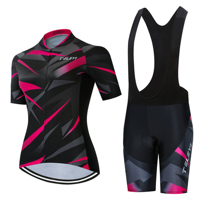 Performance Cycling Jersey & Shorts Set – Breathable Summer Riding Kit