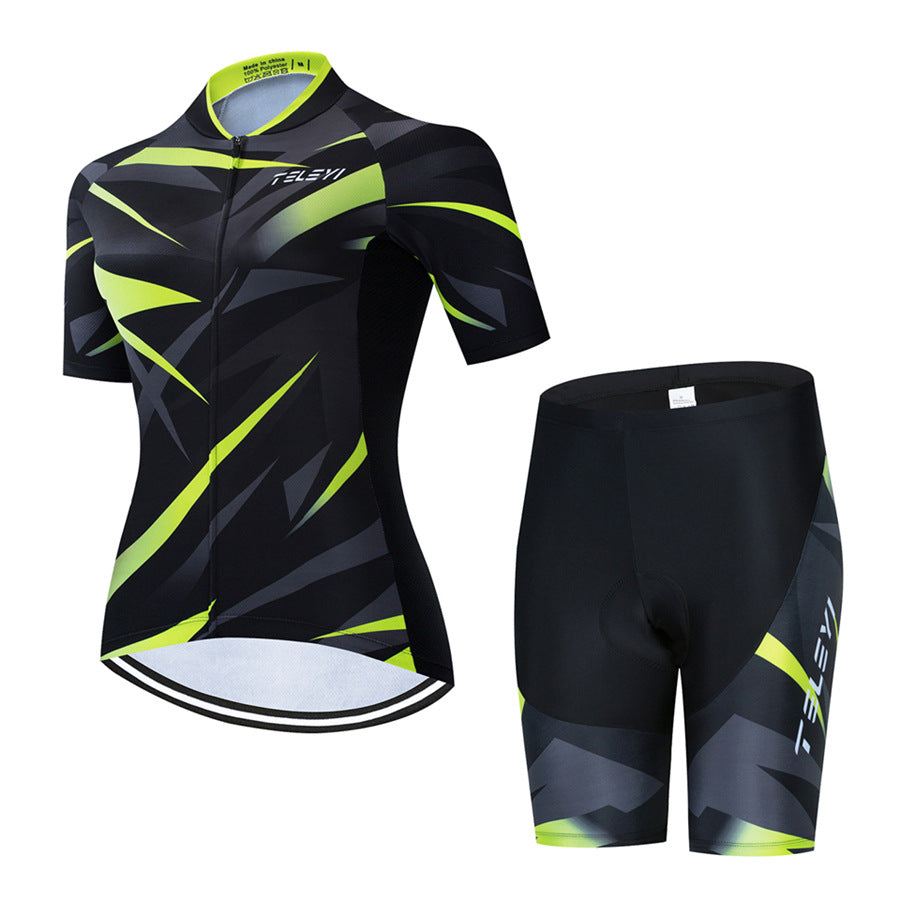 Performance Cycling Jersey & Shorts Set – Breathable Summer Riding Kit