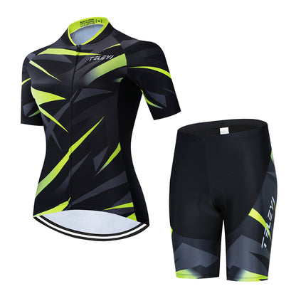 Performance Cycling Jersey & Shorts Set – Breathable Summer Riding Kit