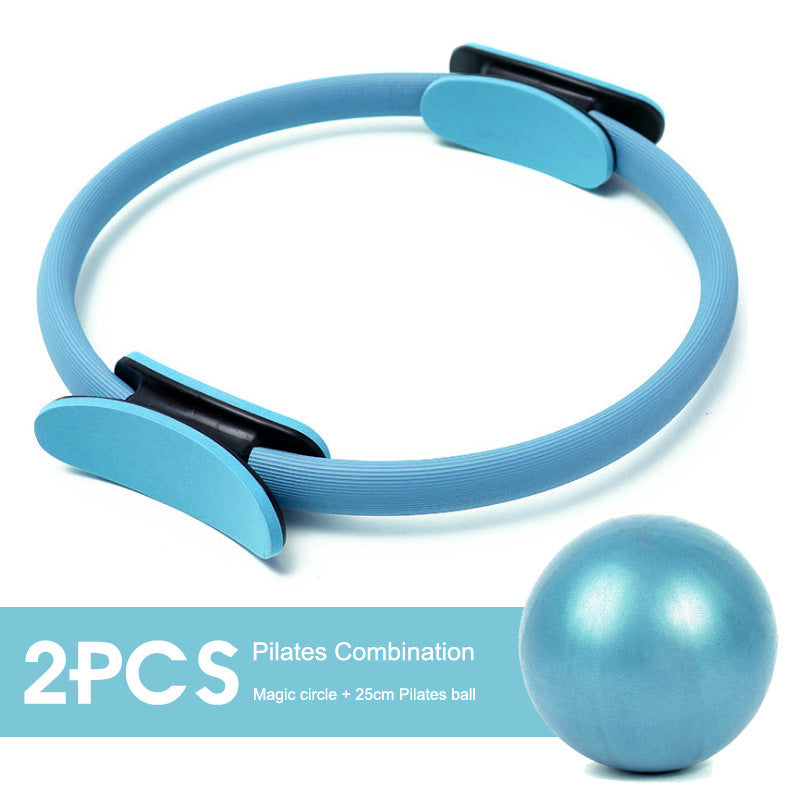 5PCS Yoga Ball Magic Ring Pilates Circle Exercise Equipment