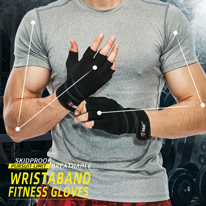 Gloves With Wrist Wrap Fitness Workout