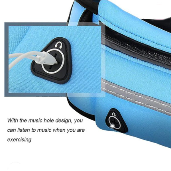 Fitness Waist Bag With Pocket Slim