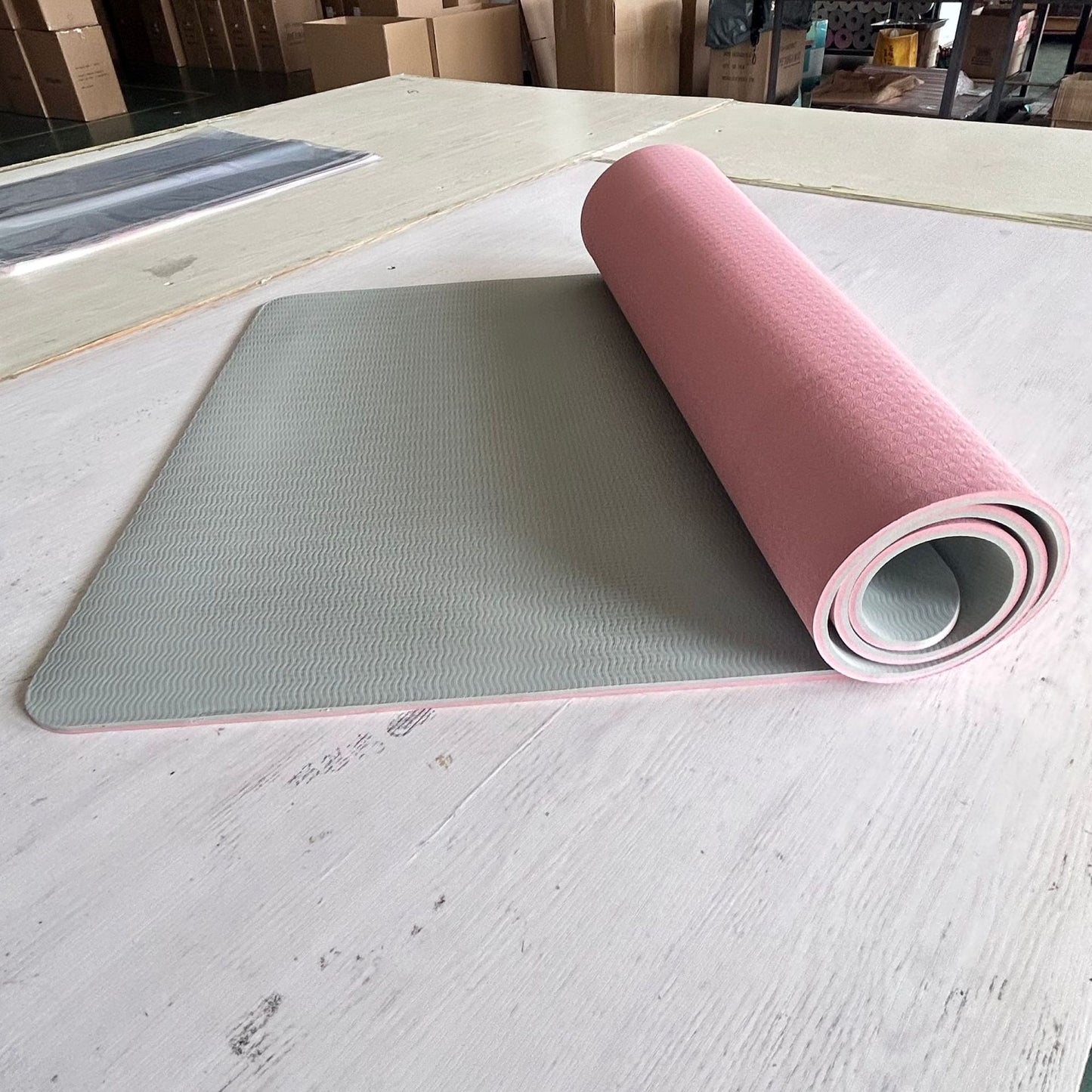 Two-color Yoga Mat